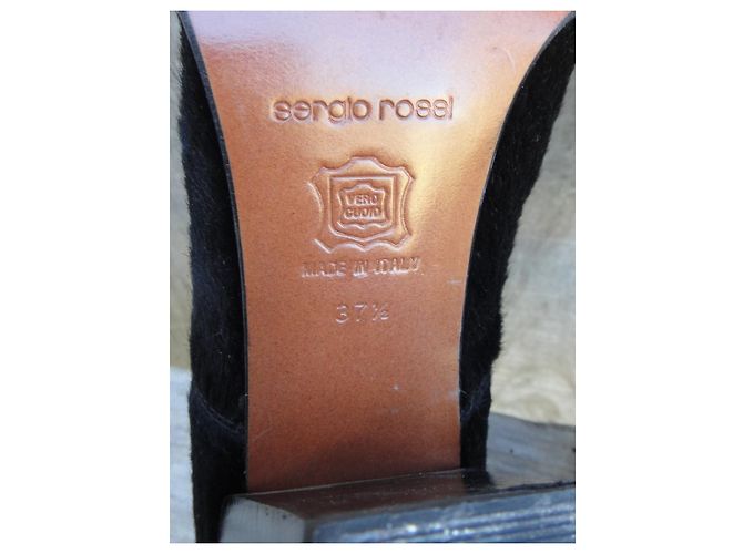 botas bajas Sergio Rossi p 38,5 Negro - vista 8