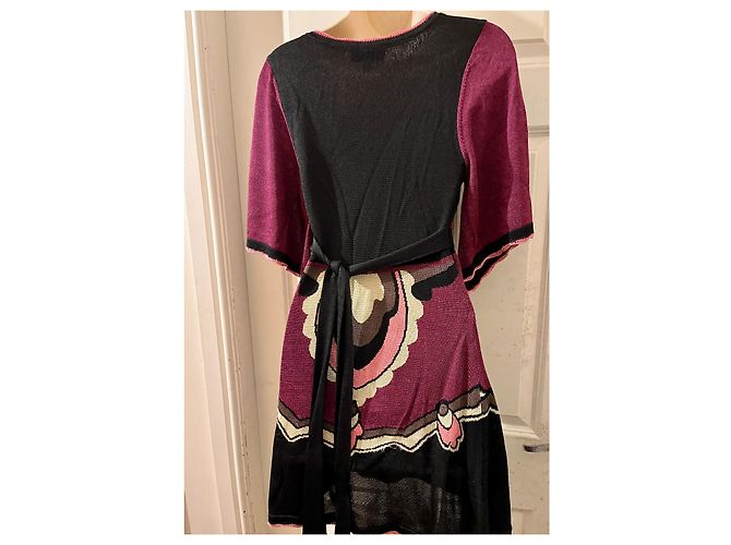 Temperley London Temperley atemberaubendes Strickkleid Schwarz Lila - Ansicht 3