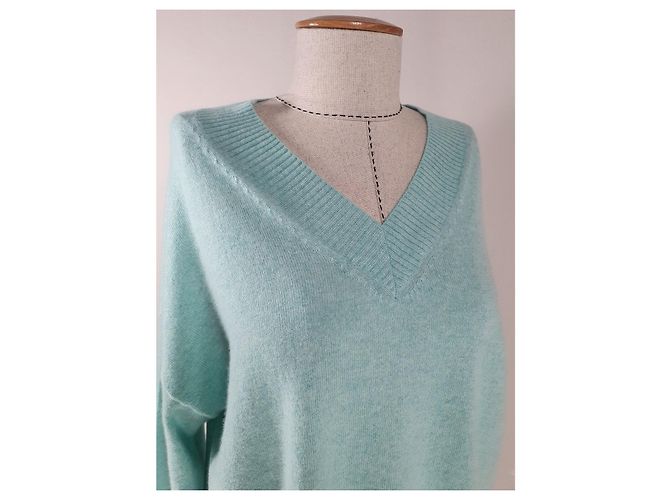Autre Marque Jersey de cachemira Thomas Rath verde melange - vista 3