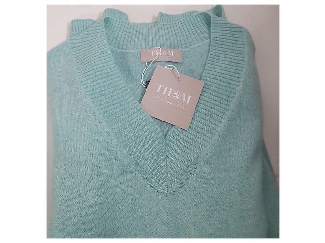 Autre Marque Jersey de cachemira Thomas Rath verde melange - vista 6