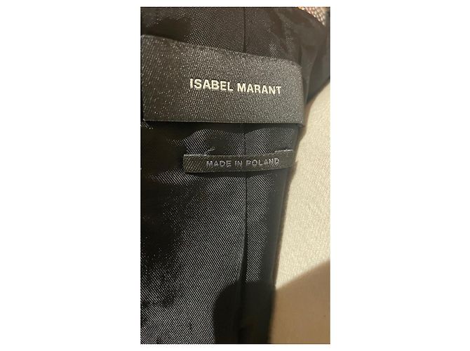 Giacca Celadim Isabel Marant in seta e lino Multicolore - vista 3