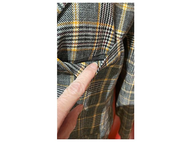 Giacca Celadim Isabel Marant in seta e lino Multicolore - vista 5