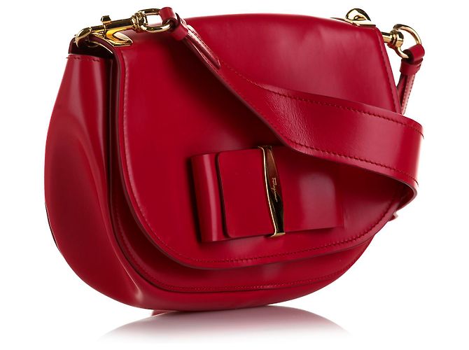 Salvatore Ferragamo Borsa a spalla Vara rossa Ferragamo Rosso - vista 2