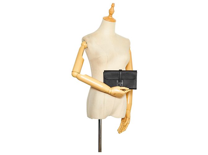 Hermès Carteira Hermes Black Jige Duo Preto - vista 12