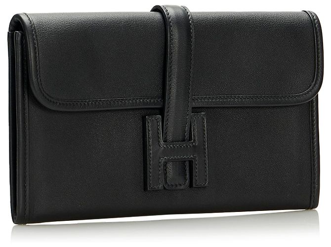 Hermès Carteira Hermes Black Jige Duo Preto - vista 2