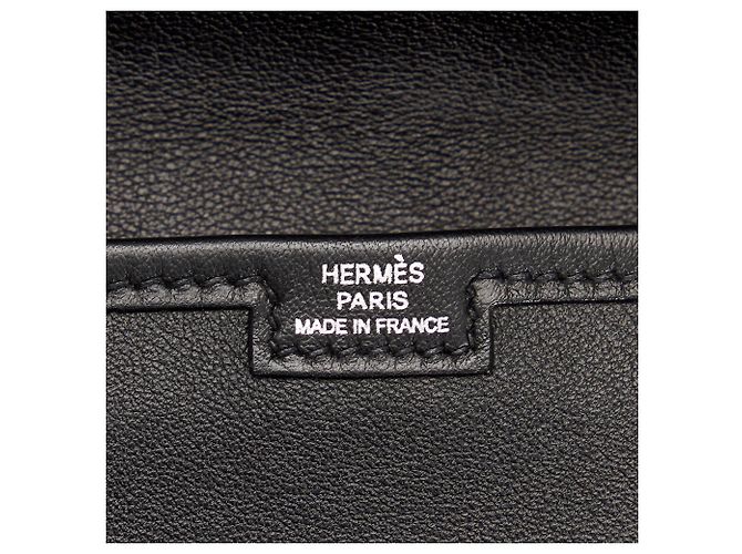 Hermès Carteira Hermes Black Jige Duo Preto - vista 9