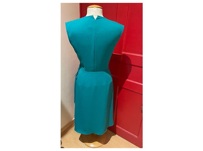 Agnès b. Agnès b Wickelkleid grün aus Polyester - Ansicht 3