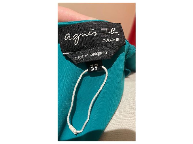 Agnès b. Agnès b Wickelkleid grün aus Polyester - Ansicht 6