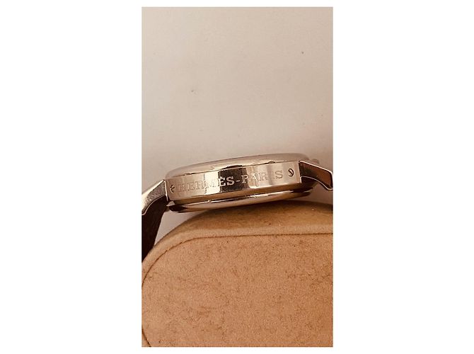 Hermès Chronograph Steel White Watch - view 6