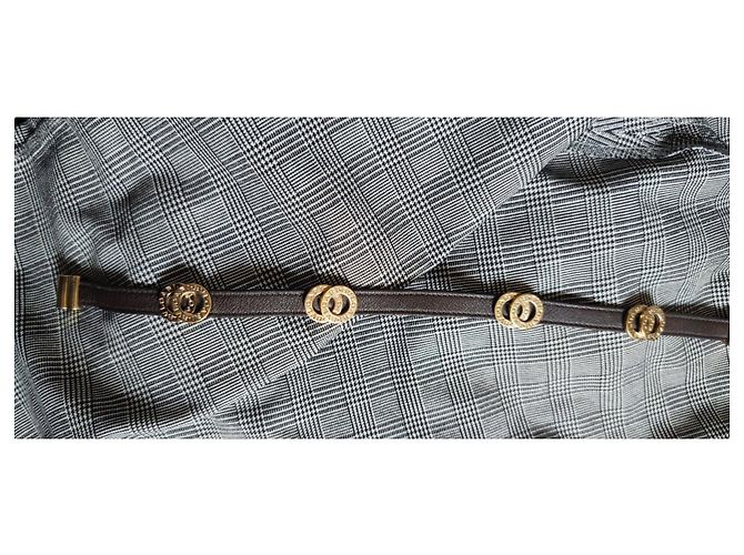 Autre Marque Bracciale Bvlgari Bvlgari in pelle marrone scuro - vista 10