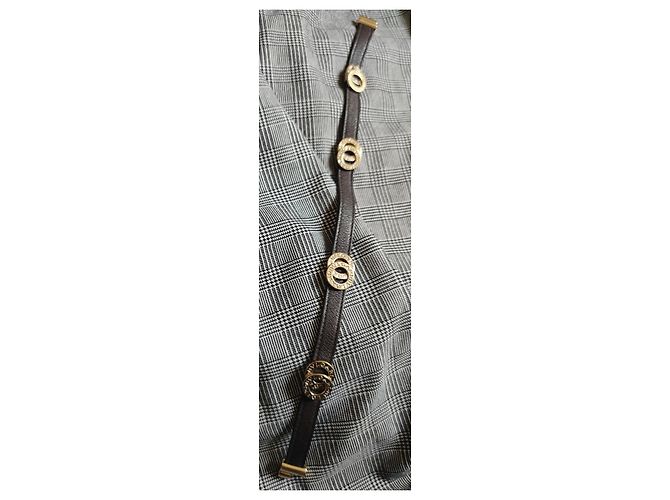 Autre Marque Bracciale Bvlgari Bvlgari in pelle marrone scuro - vista 4