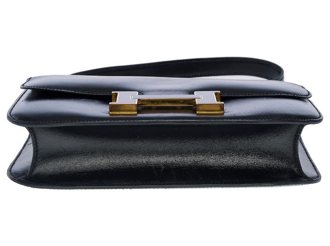 Hermès HERMES Constance Tasche aus schwarzem Leder - 101146 - Ansicht 10