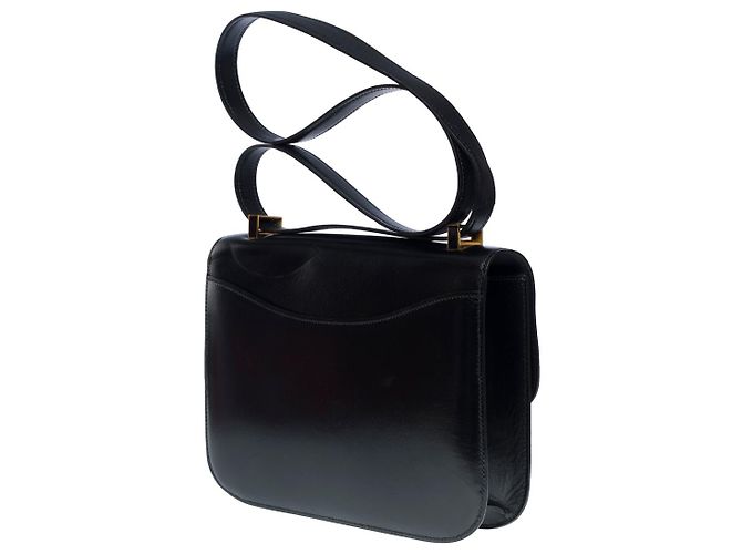 Hermès HERMES Constance Tasche aus schwarzem Leder - 101146 - Ansicht 5