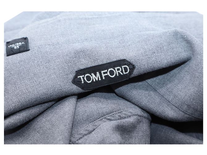 Camicia Tom Ford Regular Fit in cotone grigio - vista 2