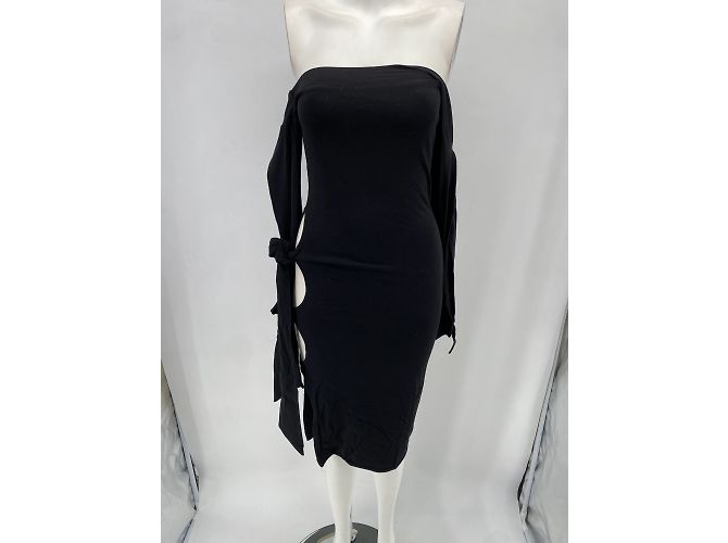 Rotate Vestidos T.Internacional S Algodón Negro - vista 3