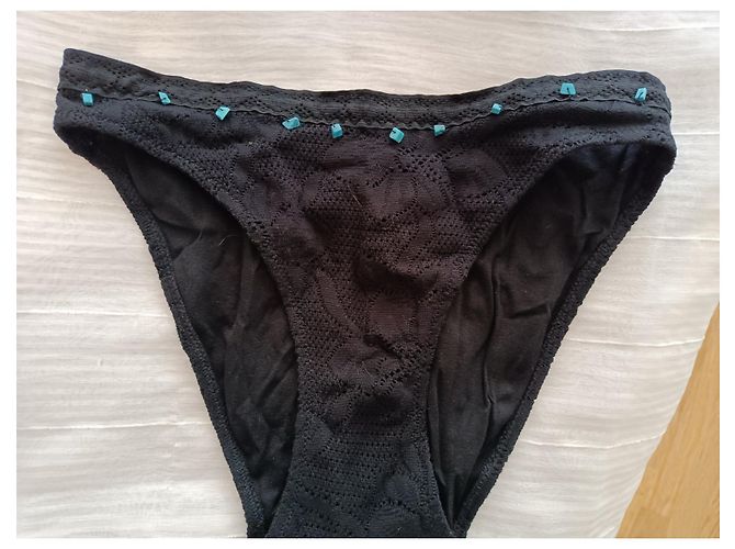 Autre Marque Bikini de ganchillo AUBADE Negro - vista 3