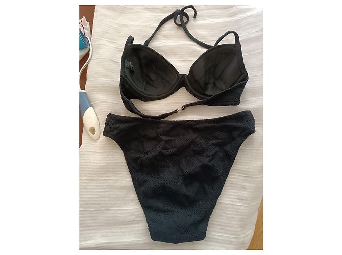 Autre Marque Bikini de ganchillo AUBADE Negro - vista 4