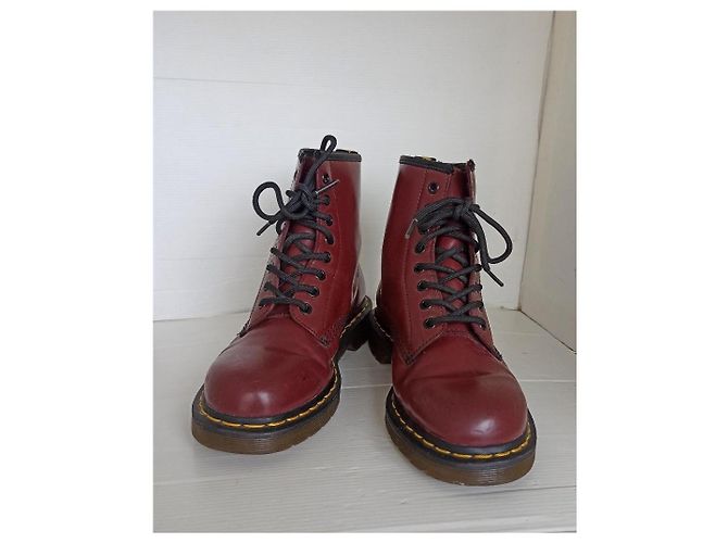 Dr. Martens Botines anfibios Dr Martens Burdeos - vista 2