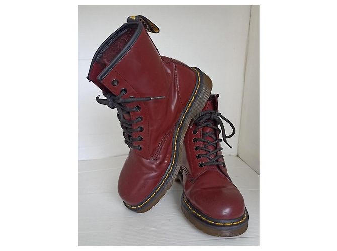 Dr. Martens Botines anfibios Dr Martens Burdeos - vista 3