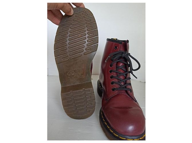 Dr. Martens Botines anfibios Dr Martens Burdeos - vista 6