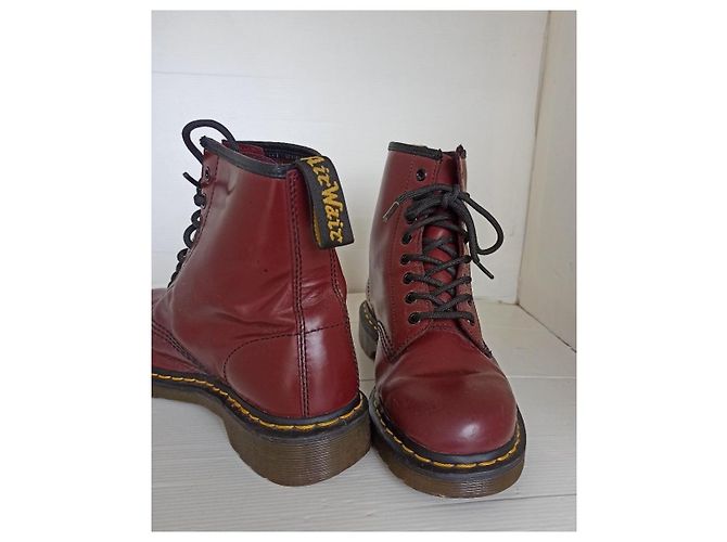 Dr. Martens Botines anfibios Dr Martens Burdeos - vista 8