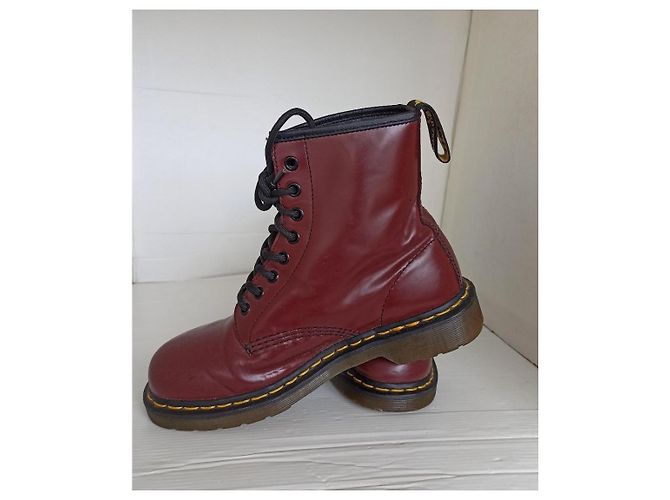 Dr. Martens Botines anfibios Dr Martens Burdeos - vista 9