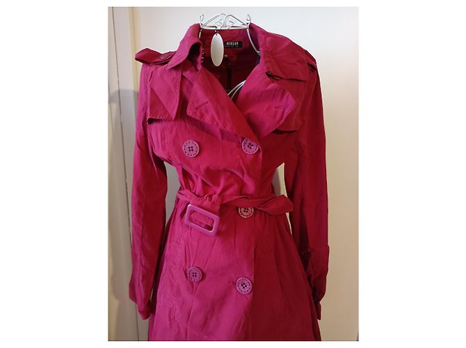 Autre Marque Gabardina MORGAN Rosa Fucsia - vista 4