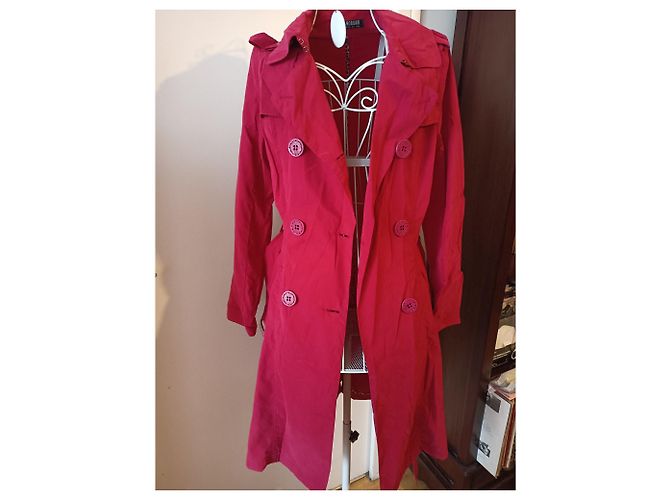Autre Marque Gabardina MORGAN Rosa Fucsia - vista 6