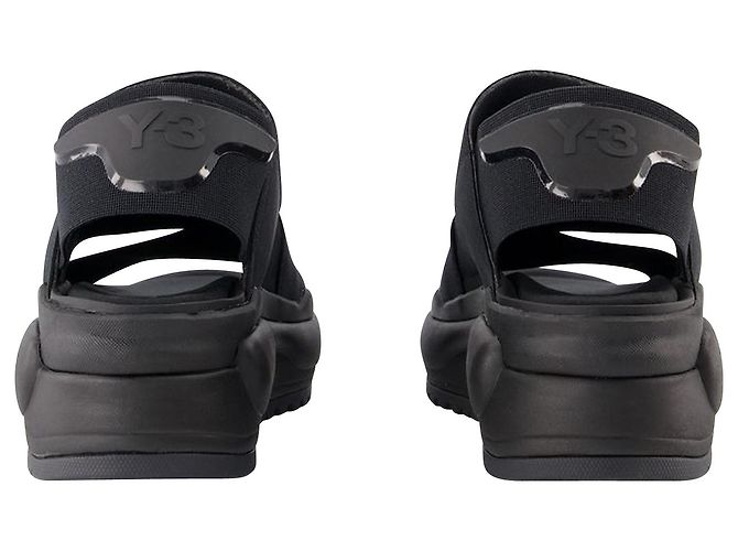Y3 Sandali Rivalry - Y-3 - Pelle nera - vista 3
