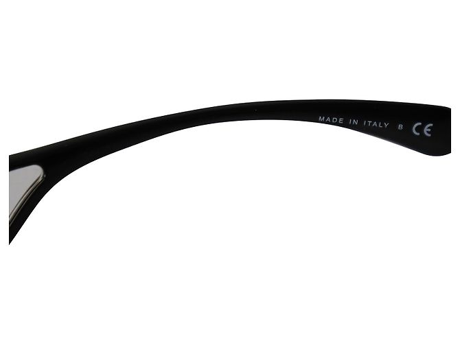 Chanel 5430 Gradient Rectangular Sunglasses in Black Acetate - view 8