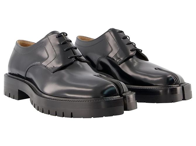 Maison Martin Margiela Derby stringate Tabi County - Maison Margiela - Nero - Pelle - vista 2