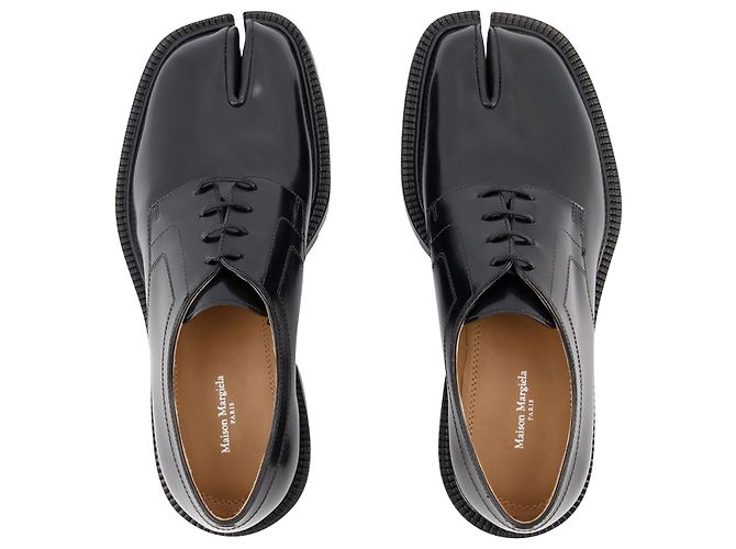 Maison Martin Margiela Derby stringate Tabi County - Maison Margiela - Nero - Pelle - vista 4
