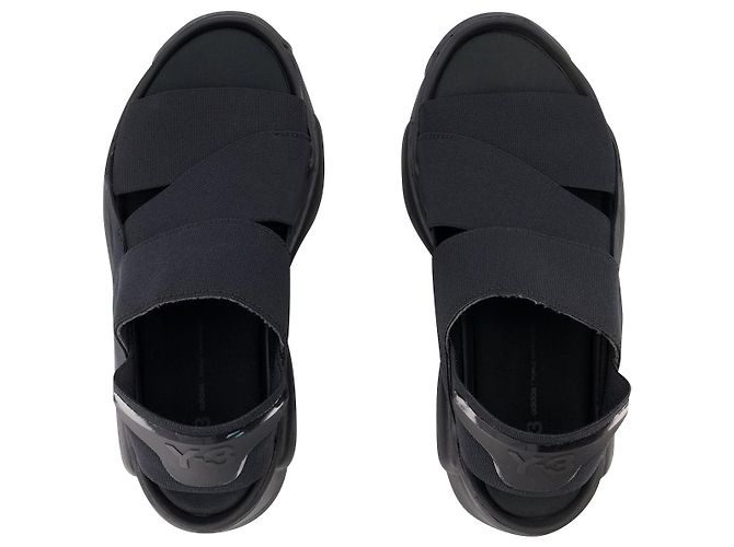 Y3 Sandali Rivalry - Y-3 - Pelle nera - vista 4