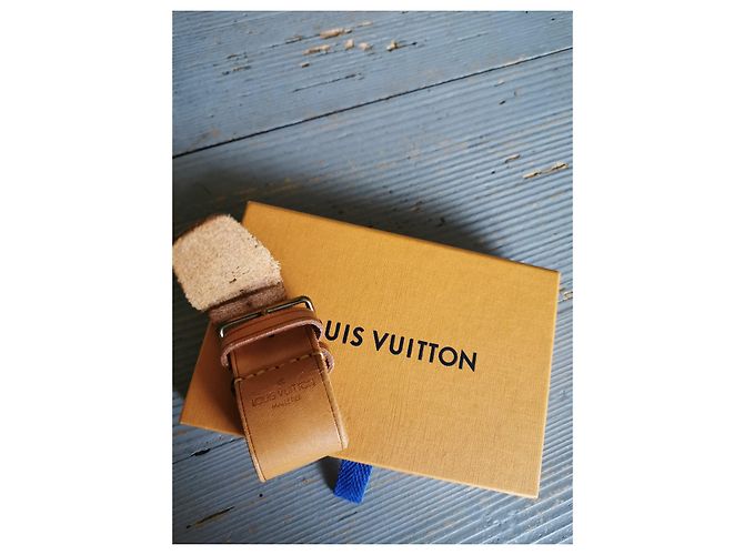 Strap ance delle borse Louis Vuitton Caramello - vista 6