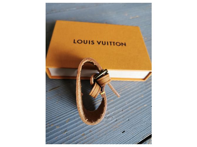 Strap ance delle borse Louis Vuitton Caramello - vista 7