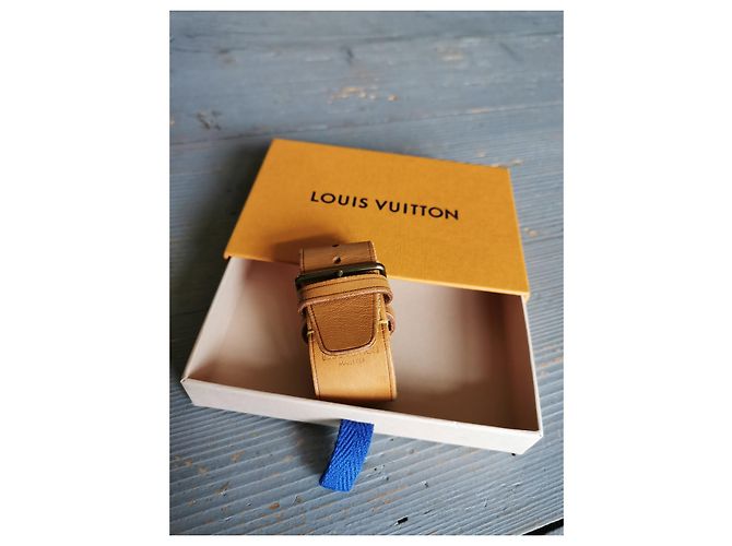 Strap ance delle borse Louis Vuitton Caramello - vista 8