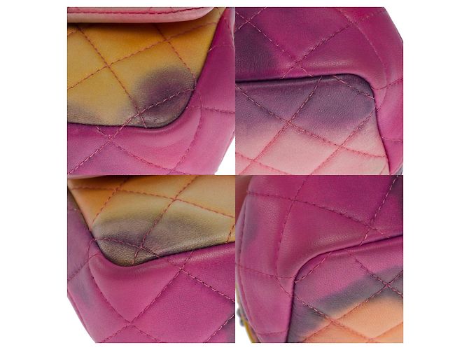 Sac Chanel Timeless/Classic in Multicolor Leather - 101158 Multiple colors - view 11