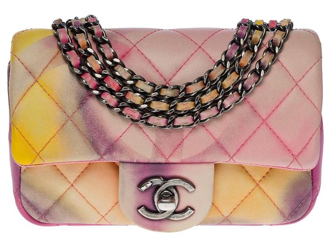 Sac Chanel Timeless/Classic in Multicolor Leather - 101158 Multiple colors - view 2
