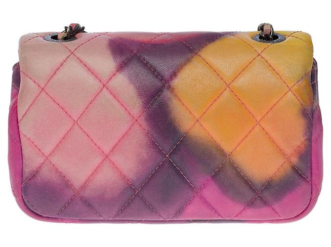 Sac Chanel Timeless/Classic in Multicolor Leather - 101158 Multiple colors - view 3