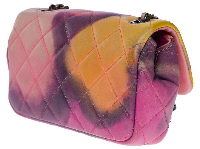Sac Chanel Timeless/Classic in Multicolor Leather - 101158 Multiple colors - view 5