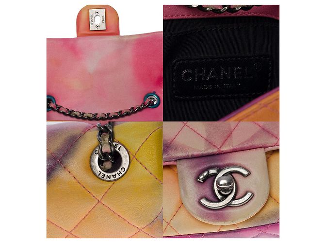 Sac Chanel Timeless/Classic in Multicolor Leather - 101158 Multiple colors - view 6