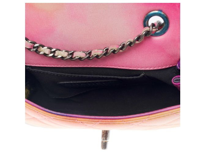 Sac Chanel Timeless/Classic in Multicolor Leather - 101158 Multiple colors - view 8