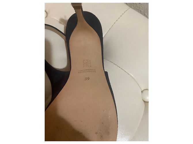 Scarpa slingback Carolina Herrera Blu - vista 5