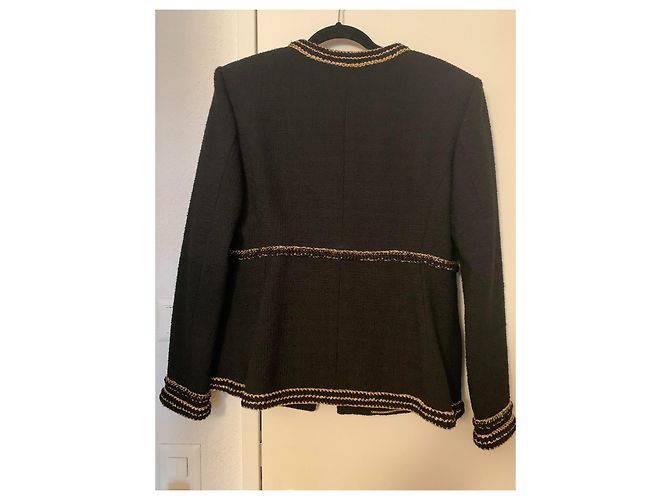 CHANEL Metiers d’Art 2017eine Jacke (Paris Ritz Kosmopolit) Sammlung BNWT Schwarz - Ansicht 8