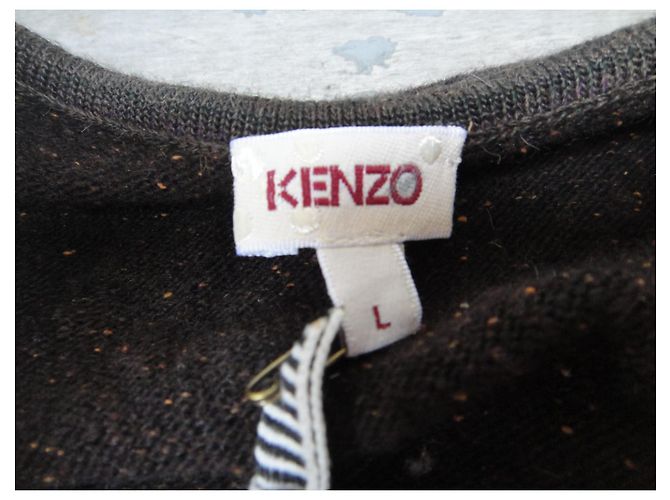 Kenzo Weste Größe L neuwertiger Zustand Braun - Ansicht 3