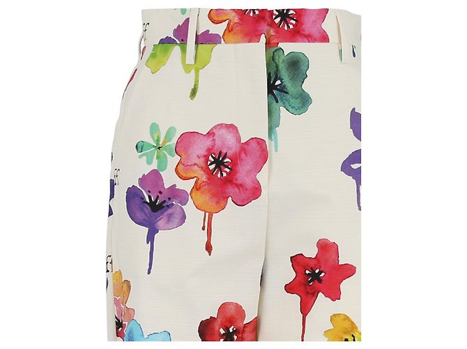 Off White Floral blanquecino 90pantalones - vista 3