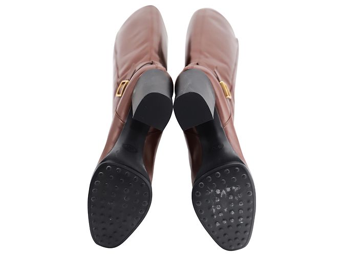Botas Altas Tod's en Cuero Marrón - vista 6