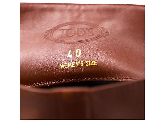 Botas Altas Tod's en Cuero Marrón - vista 7
