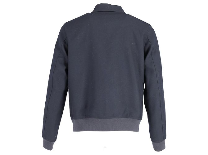 Sandro Paris Fliegerjacke aus marineblauer Baumwolle - Ansicht 3