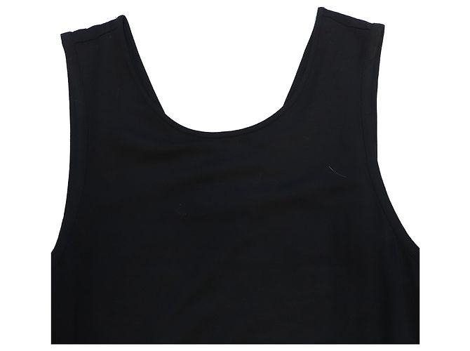 Diane Von Furstenberg Ärmelloses, gerafftes Midikleid aus schwarzer Viskose - Ansicht 6